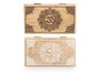 GIFTDECOR Boîte rectangulaire petite, Blanc-Naturel