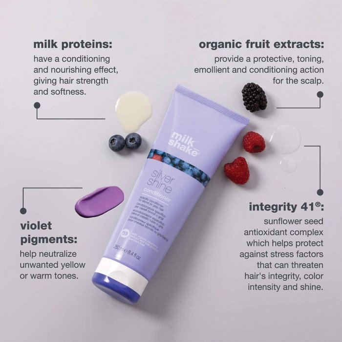 Conditionneur pour Cheveux blonds ou gris Milk Shake