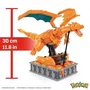 Mega Construx - HMW05 - Coffret de Construction Pokémon Dracaufeu en Mouvement (1663 pièces) - Figurine Articulée Détachable avec Base Décorative