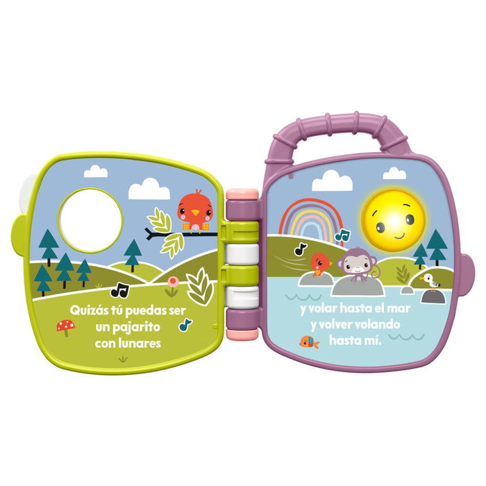 Fisher-Price Livre musical Mono morado