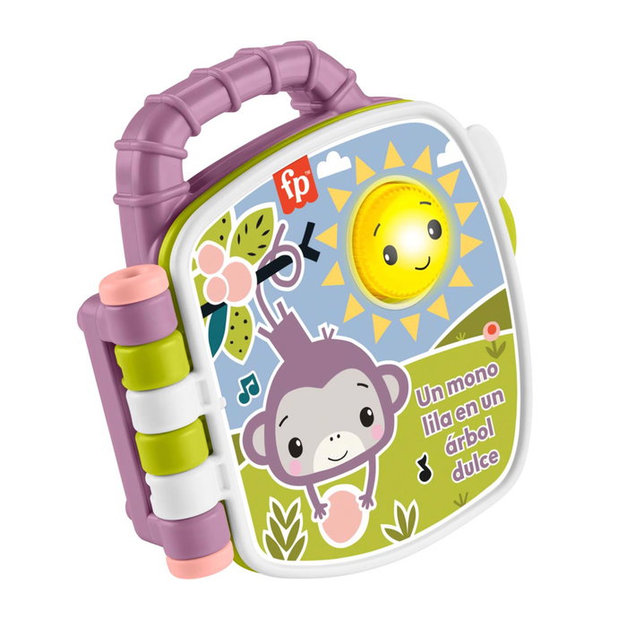 Fisher-Price Livre musical Mono morado