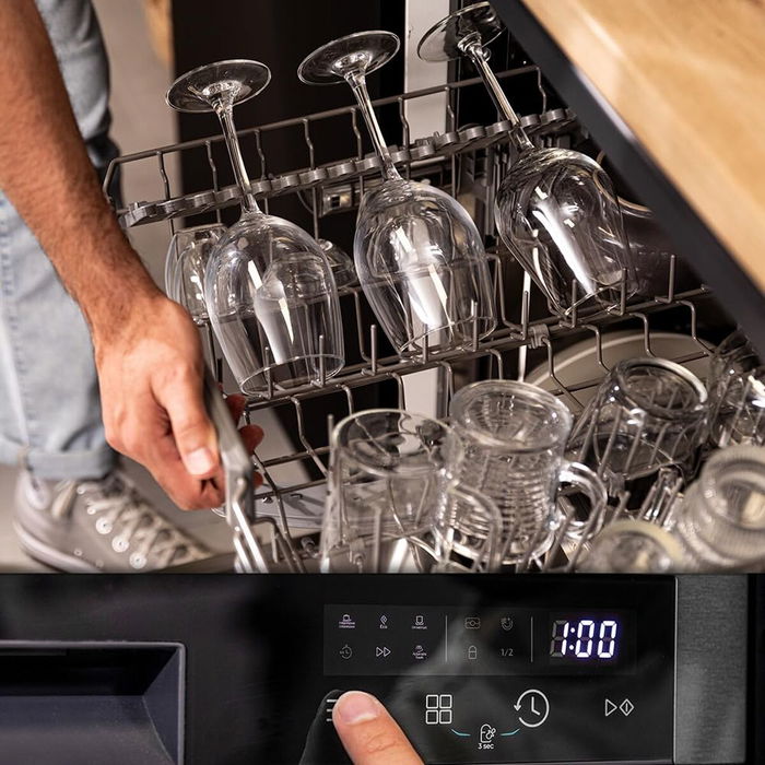 Cecotec Lave-vaisselle Bolero Aguazero 6200 Inox D, 14 couverts, 6 programmes