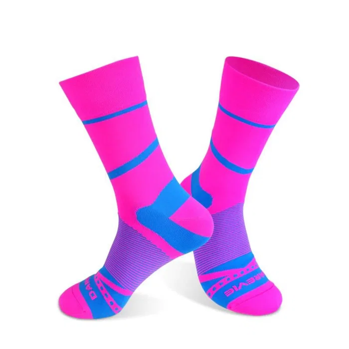 Darevie Chaussettes Longues DVA013 Rose/Bleu Darevie Chaussettes Longues DVA013 Rose/Bleu