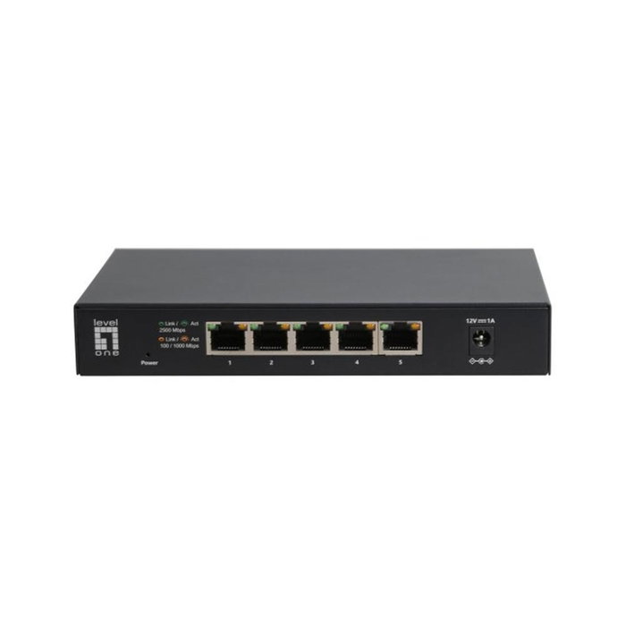 LevelOne GEU-0525 Switch non gestionnaire 5 ports 2,5 GbE Noir LevelOne GEU-0525 Switch non gestionnaire 5 ports 2,5 GbE Noir