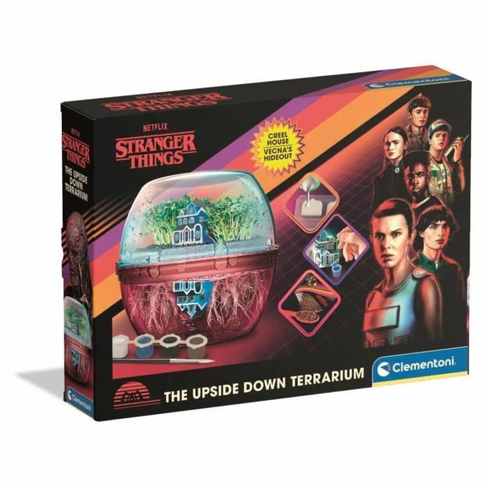 Clementoni Stranger Things - Terrarium Création Maison de Vecna et le Monde à l'envers Clementoni Stranger Things - Terrarium Création Maison de Vecna et le Monde à l'envers