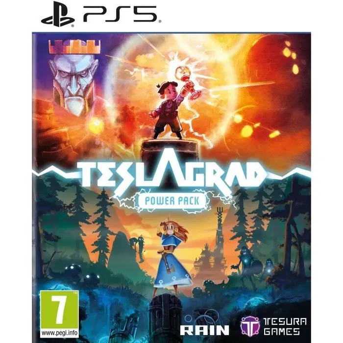 Just For Games Teslagrad Power Pack - Teslagrad Remastered et Teslagrad 2 - Jeu vidéo pour PlayStation 5 Just For Games Teslagrad Power Pack - Teslagrad Remastered et Teslagrad 2 - Jeu vidéo pour PlayStation 5