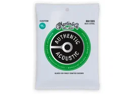 MARTIN Jeu de cordes acoustique Authentic Silked Bronze 80/20 Light 11-47