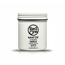 Red One Matte Hair Wax White 100ml