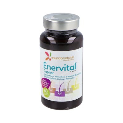 MUNDONATURAL Enervital Capilar 60 capsules