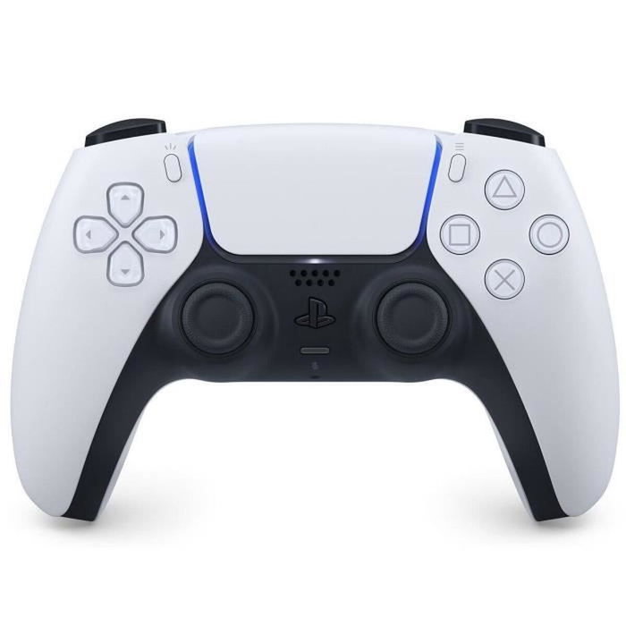 Sony DualSense V2 Manette Sans Fil pour PlayStation 5 (PS5) - Blanc, Réf. 1000040184