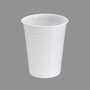 Best Products Verres en plastique blancs 200 cc, 25 unités