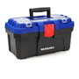 Workpro Coffre à outils 41 x 23 x 20,5 cm, PVC, noir bleu rouge
