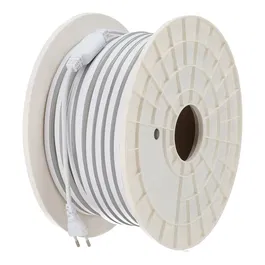 Tira Flexible LED 10W/M 220VAC 120LEDs/M SMD2835 IP65 Rojo 50 Metros