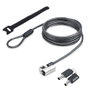 Startechcom Câble de Sécurité Nano avec Clé 2 m NANOK-LAPTOP-LOCK pour Ordinateur Portable