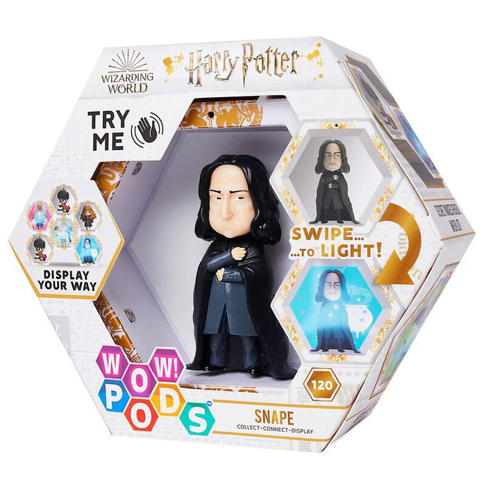 WOW STUFF WOW POD - Figure LED interactive Harry Potter Professor Snape - 3 piles AAA - Illumination UV et stickers - Collection WOW STUFF WOW POD - Figure LED interactive Harry Potter Professor Snape - 3 piles AAA - Illumination UV et stickers - Collection
