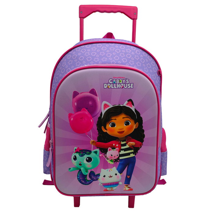 CYP BRANDS Set Trolley + portatodo + bolsa portameriendas La Casa de Muñecas de Gabby CYP BRANDS Set Trolley + portatodo + bolsa portameriendas La Casa de Muñecas de Gabby