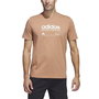 T-shirt à manches courtes homme Adidas Lounge Marron Clair 46