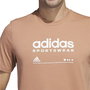 T-shirt à manches courtes homme Adidas Lounge Marron Clair 46