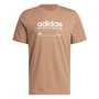 T-shirt à manches courtes homme Adidas Lounge Marron Clair 46