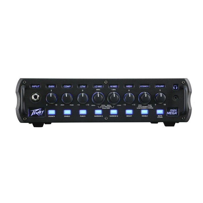 Peavey MiniMEGA 1000 Amplificateur de Basse 1000W avec Technologie KOSMOS et EQ 4 Bandes Peavey MiniMEGA 1000 Amplificateur de Basse 1000W avec Technologie KOSMOS et EQ 4 Bandes