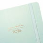 Agenda Finocam Alma Menthe A5 15,5 x 21,2 cm 2026