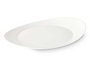 Vivalto Plat à Viande Opal Ovalé 31 cm Blanc Verre (Set de 18)