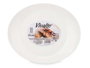Vivalto Plat à Viande Opal Ovalé 31 cm Blanc Verre (Set de 18)