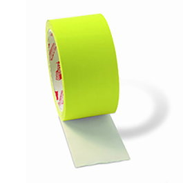 BRINOX Ruban adhésif américain 50 mm x 10 m Fluorescent Jaune
