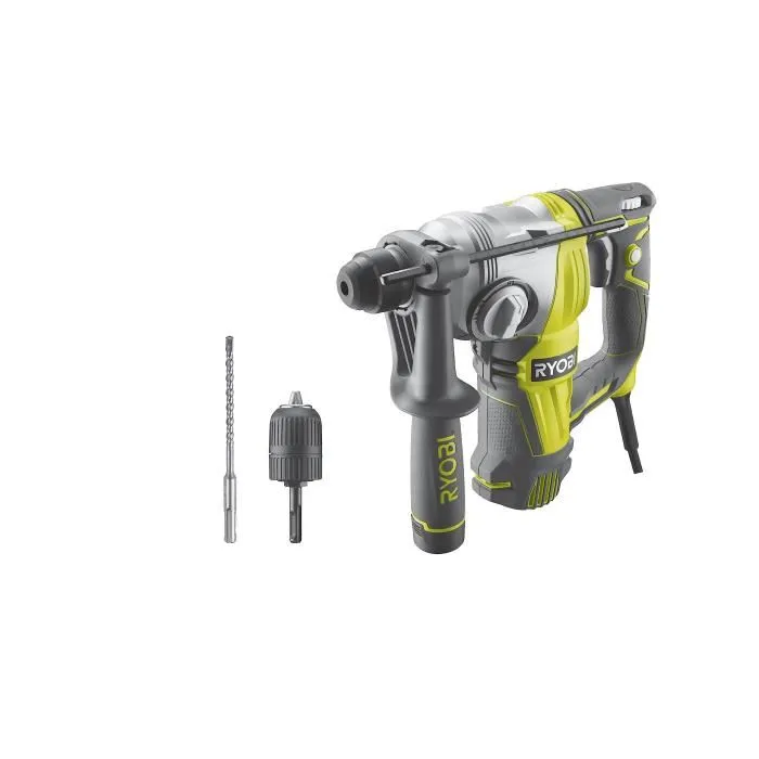 Ryobi RSDS800-KC Perforateur-Burineur SDS+ 800 W 4 Modes 3.0 J avec Coffret, Butée, Poignée 360° et Foret SDS+ 6 mm