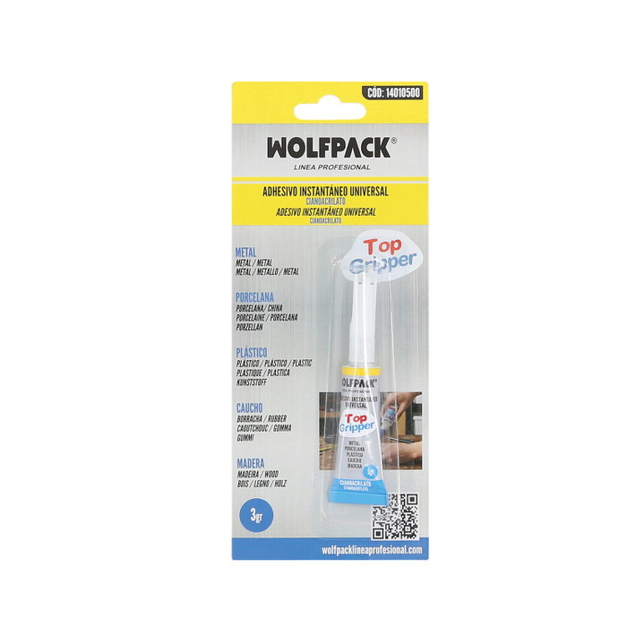 WOLFPACK LINEA PROFESIONAL Colle cyano Wolfpack - 3 g