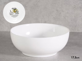 VIVALTO Bol rond Opal 17,5cm Blanc