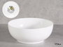 VIVALTO Bol rond Opal 17,5cm Blanc