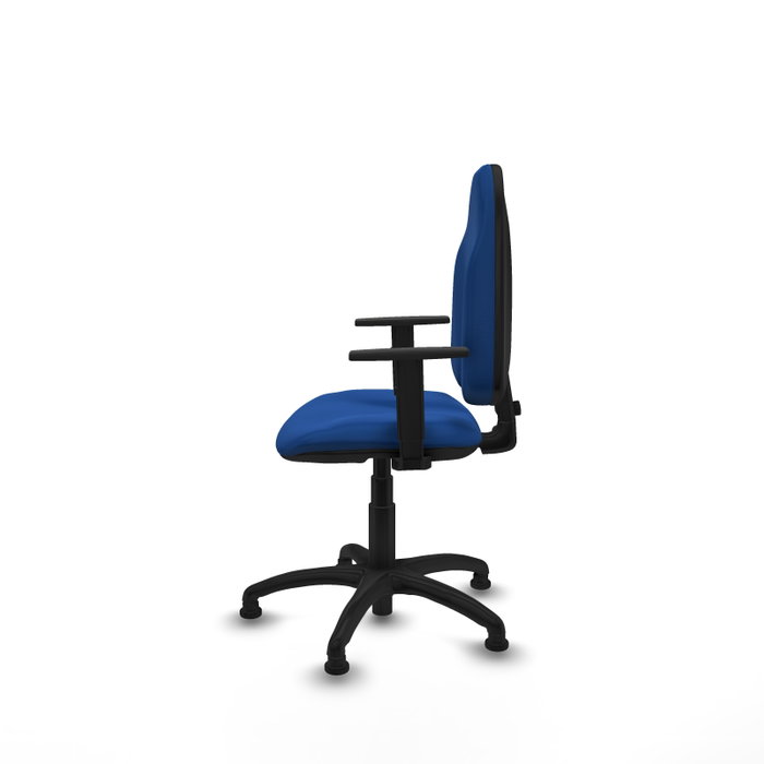PIQUERAS Y CRESPO Chaise de bureau Algarra, Simili cuir bleu