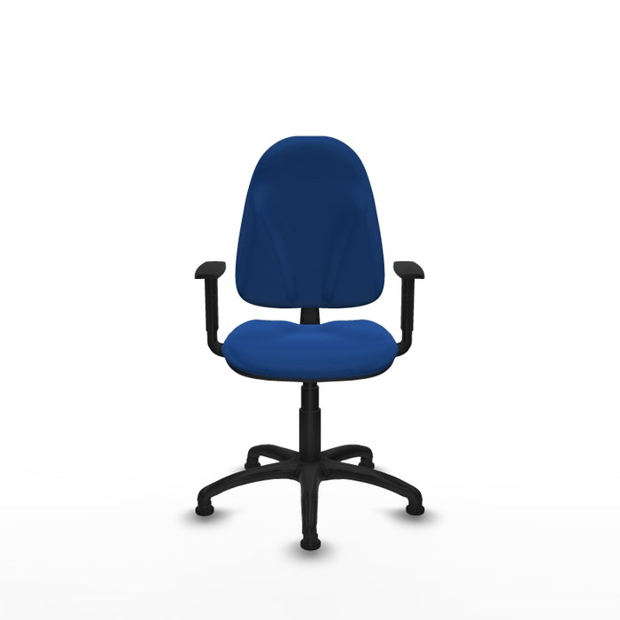 PIQUERAS Y CRESPO Chaise de bureau Algarra, Simili cuir bleu