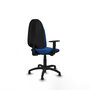 PIQUERAS Y CRESPO Chaise de bureau Algarra, Simili cuir bleu
