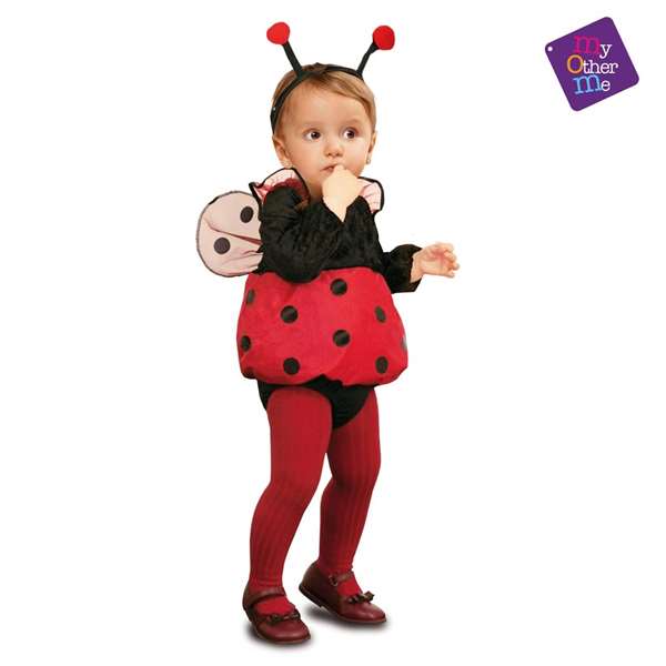 My Other Me Costume bébé Coccinelle déguisement fille garçon Taille 0-6 mois - Rouge Noir - 100% Polyester My Other Me Costume bébé Coccinelle déguisement fille garçon Taille 0-6 mois - Rouge Noir - 100% Polyester