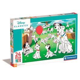 CLEMENTONI Puzzle Disney 101 Dalmatiens 24 Maxi-pièces