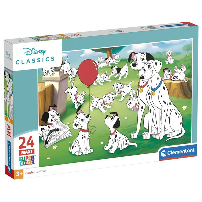 CLEMENTONI Puzzle Disney 101 Dalmatiens 24 Maxi-pièces