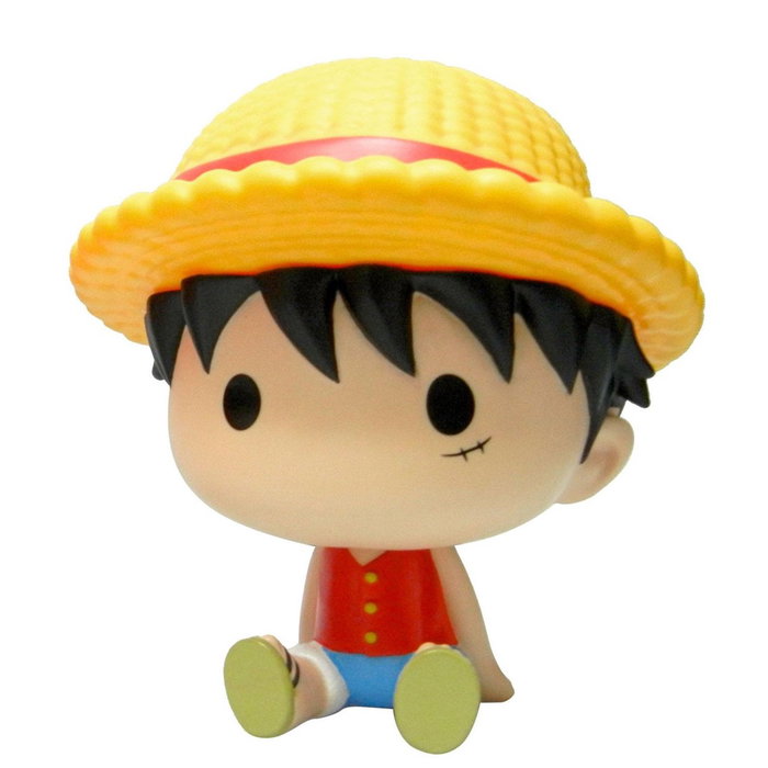 Plastoy Figurine Tirelire One Piece Luffy PVC 16 cm Chibi Plastoy Figurine Tirelire One Piece Luffy PVC 16 cm Chibi