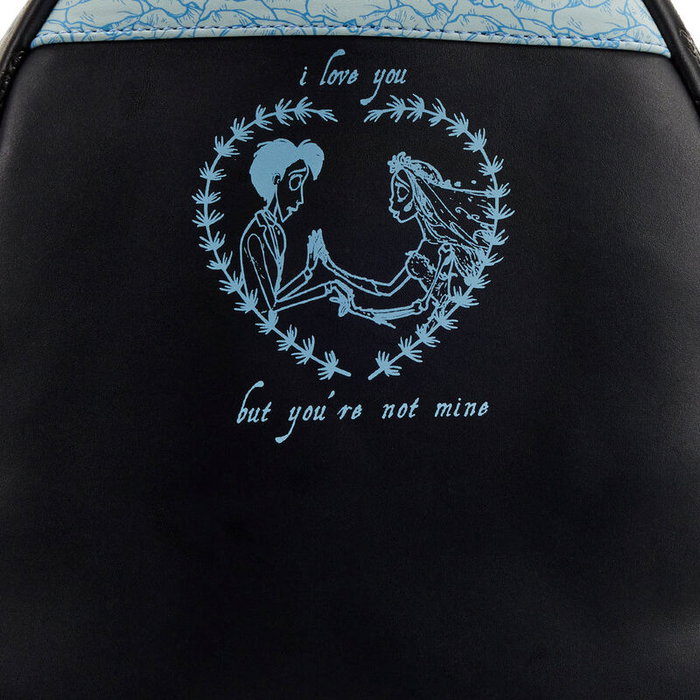 Loungefly Sac à dos miniature 26 cm Emily Bouquet - La Novia Cadaver - Cordura vegan, bretelles réglables