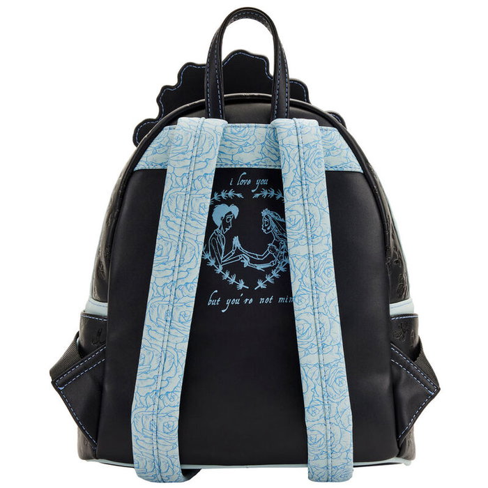 Loungefly Sac à dos miniature 26 cm Emily Bouquet - La Novia Cadaver - Cordura vegan, bretelles réglables