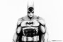 Batman PX statuette PVC 1/8 SDCC 2024 Batman Black & White Version 27 cm