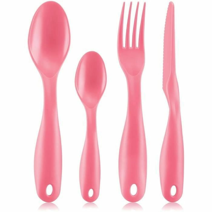 Bodum Topee Bistro Lunch box compartimentée Rose avec couverts