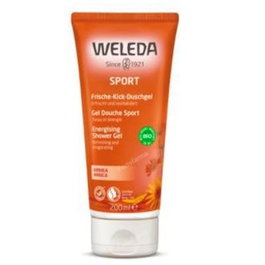 Weleda Gel Douche Sport Arnica 200 ml - Après Effort Fraîcheur et Énergie Aux Huiles Essentielles Lavande et Romarin Végan