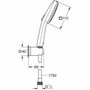 Grohe Ensemble de douche Vitalio Comfort 110, 2 jets, Chromé