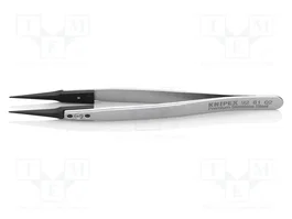 KNIPEX Pince à épiler ESD droite à bout pointu