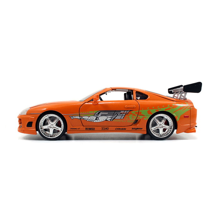 Playset Fast & Furious Brian & Toyota Supra 2 Pièces Playset Fast & Furious Brian & Toyota Supra 2 Pièces