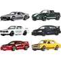 Hot Wheels - Pack de 6 voitures miniatures 1:64 Streets of Japan JBY77, pour enfants à partir de 3 ans