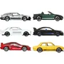 Hot Wheels - Pack de 6 voitures miniatures 1:64 Streets of Japan JBY77, pour enfants à partir de 3 ans