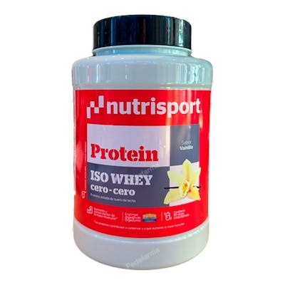 NUTRISPORT ISO Whey Cero Cero Vanille NUTRISPORT ISO Whey Cero Cero Vanille